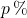 p\,\%