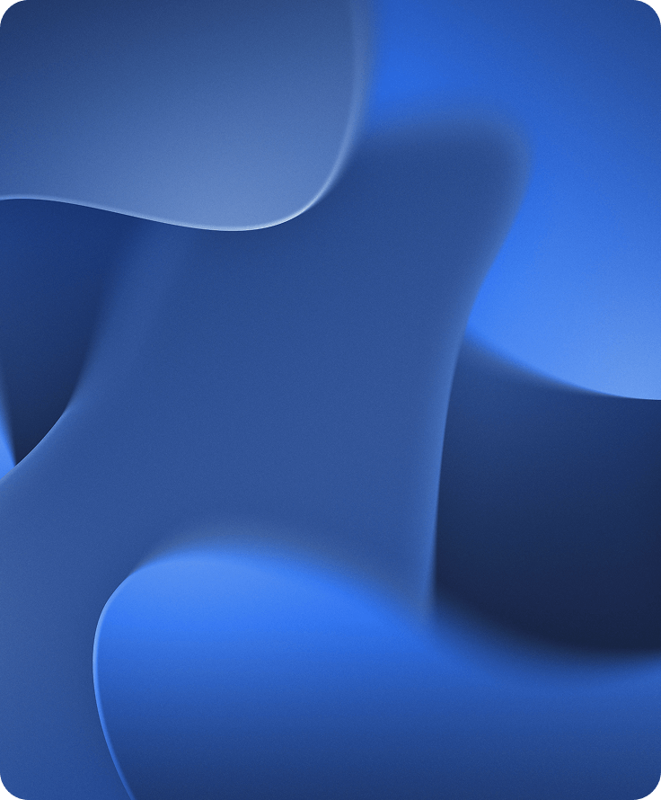 Pattern geometrico blu che simboleggiano flussi di dati, ingegneria e sviluppo software