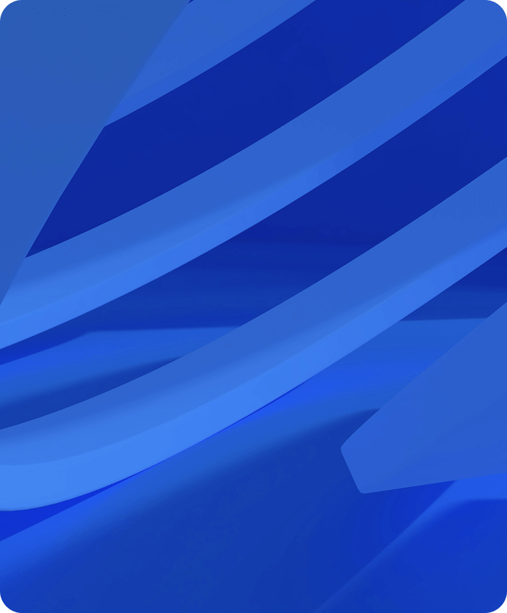 Pattern geometrico blu che simboleggia flussi di dati, ingegneria e sviluppo software.