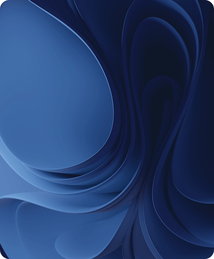 Pattern geometrico blu che simboleggia flussi di dati, ingegneria e sviluppo software.