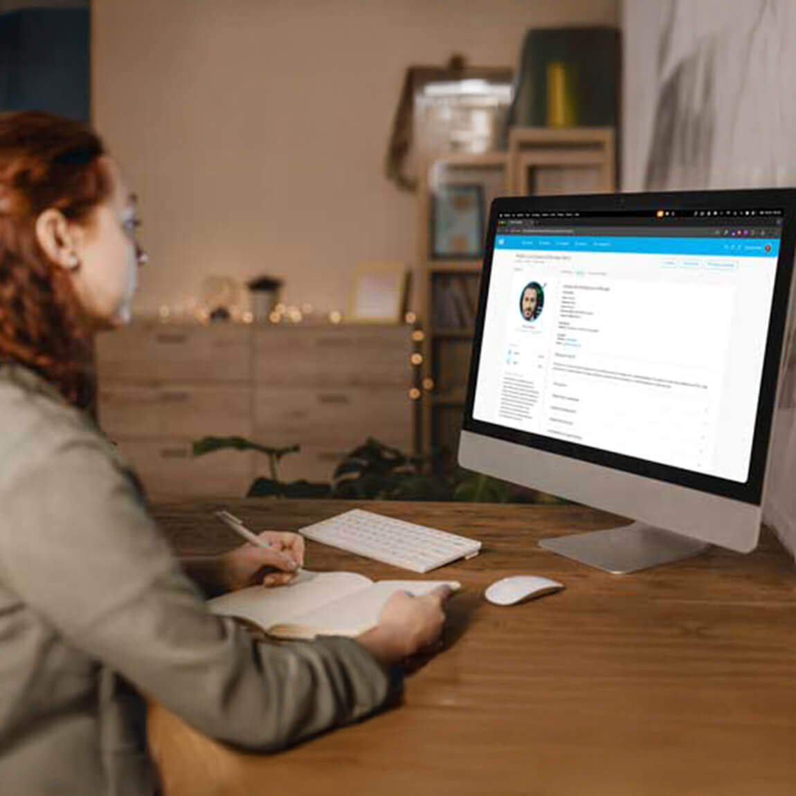 chermata di un software di monitoraggio dati visualizzata su un computer desktop